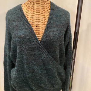 Free People Womens Small Emerald Karina Cross Front